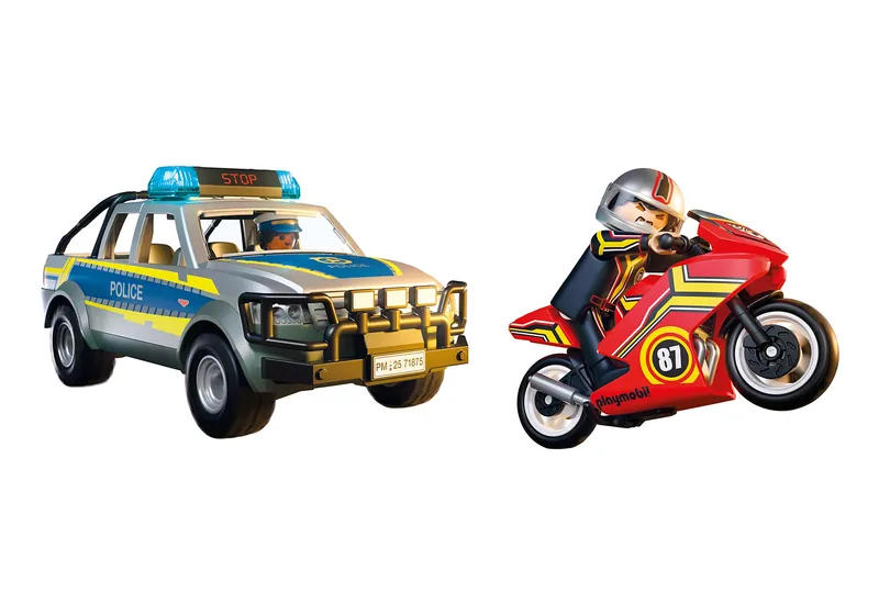 פליימוביל מרדף משטרתי עם טנדר 71875 - Playmobil