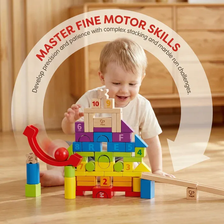 קוביות הרכבה מותאמות גיל - Hape