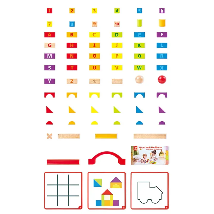 קוביות הרכבה מותאמות גיל - Hape