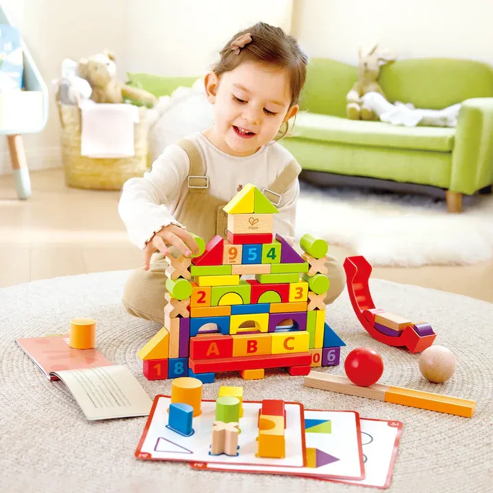 קוביות הרכבה מותאמות גיל - Hape