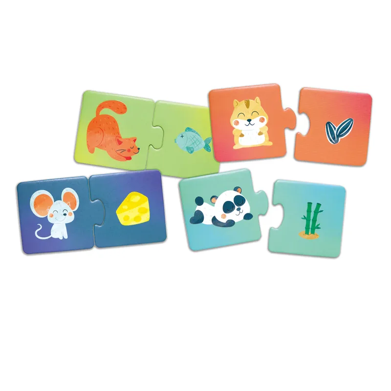 פאזל התאמת חיות ומאכלים - Hape