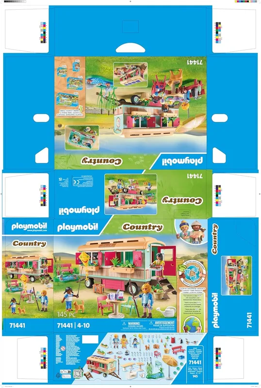 פליימוביל בית קפה על קרון גלגלים 71441 - Playmobil