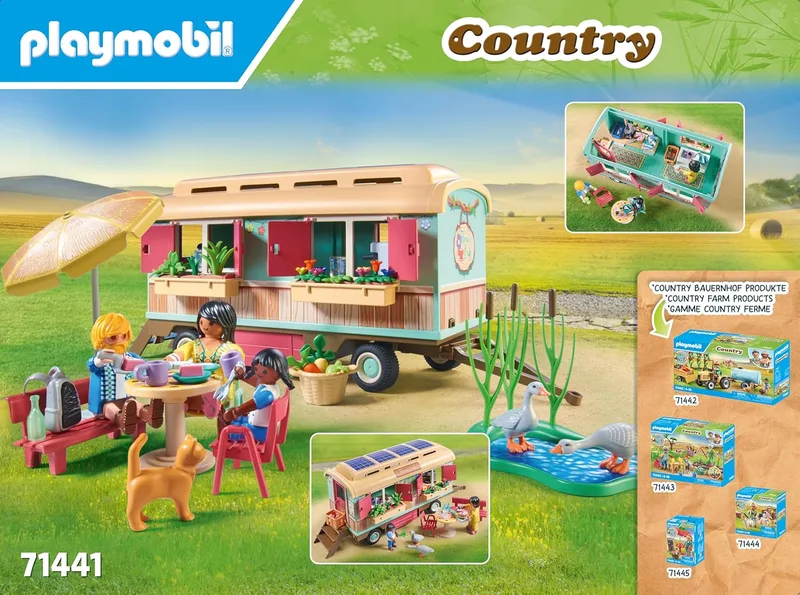 פליימוביל בית קפה על קרון גלגלים 71441 - Playmobil