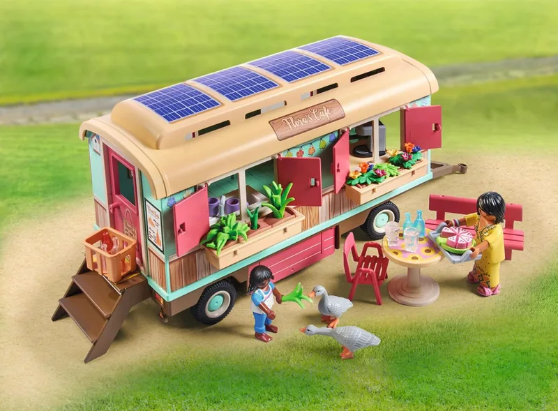 פליימוביל בית קפה על קרון גלגלים 71441 - Playmobil