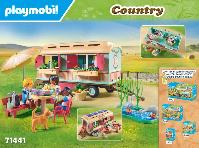 פליימוביל בית קפה על קרון גלגלים 71441 - Playmobil