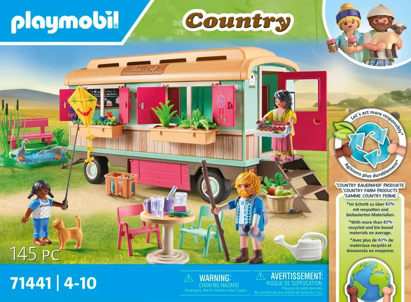פליימוביל בית קפה על קרון גלגלים 71441 - Playmobil