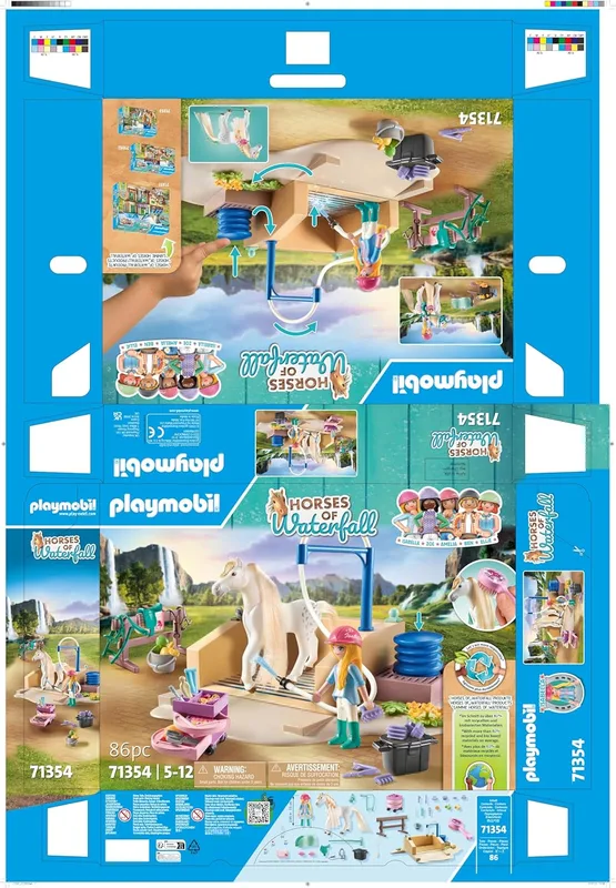 פליימוביל תחנת רחצת סוסים 71354 - Playmobil