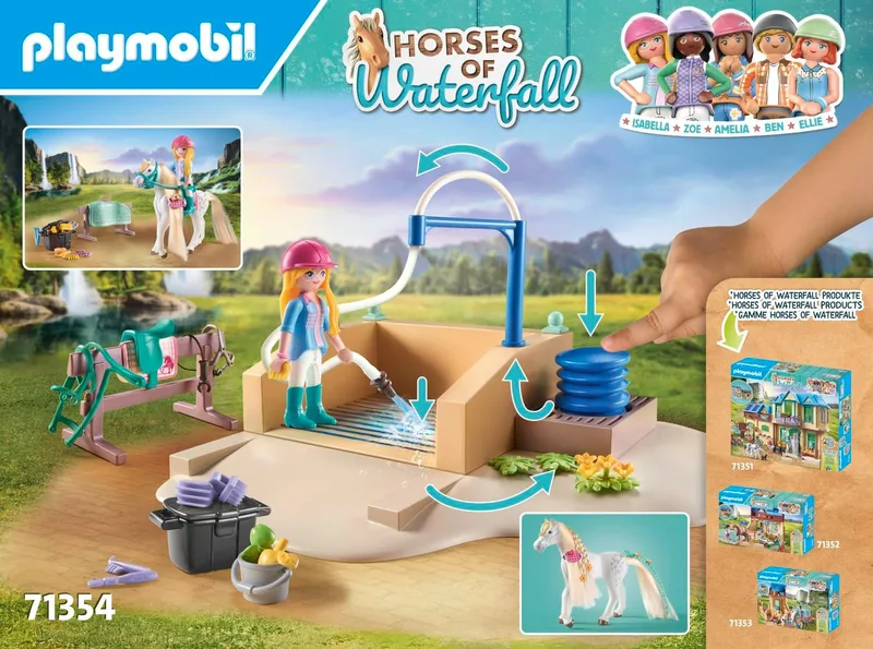 פליימוביל תחנת רחצת סוסים 71354 - Playmobil