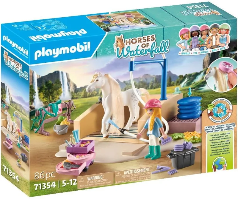 פליימוביל תחנת רחצת סוסים 71354 - Playmobil