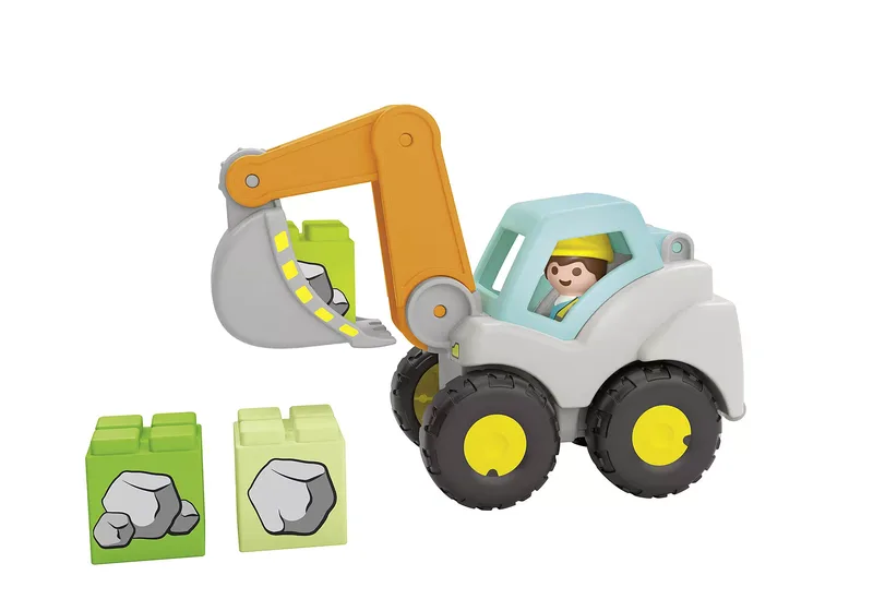 פליימוביל ג';וניור מחפר חפירה 71684 - Playmobil