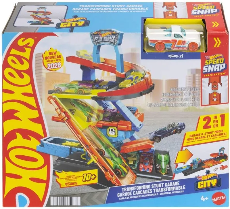 הוט ווילס חניון פעלולים מתחלף כולל מכונית - Hot Wheels