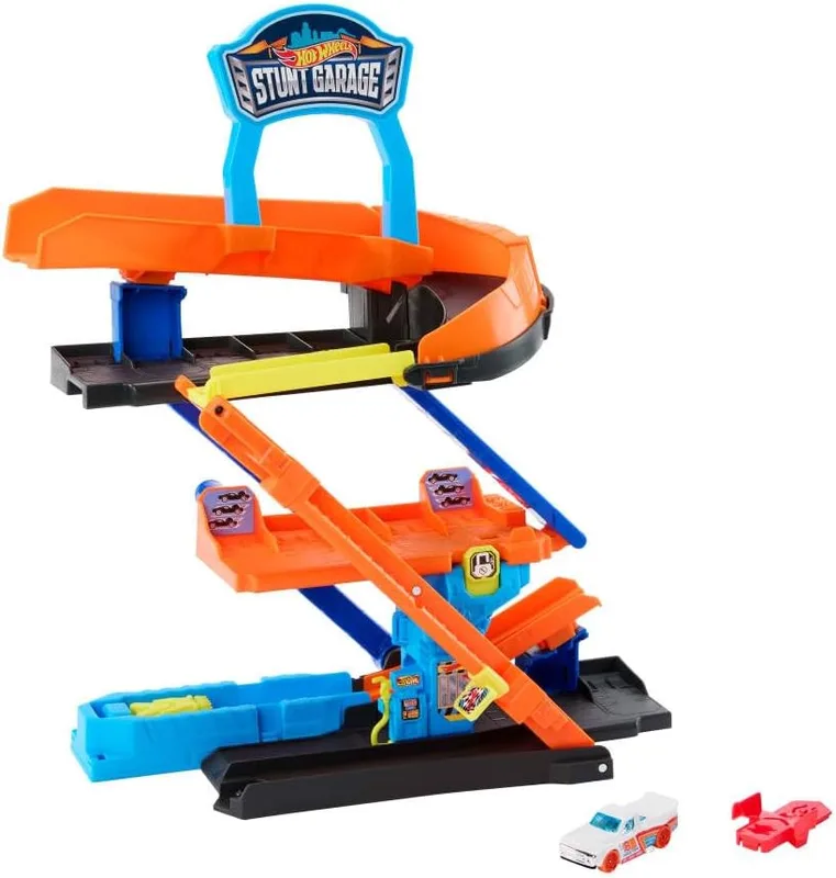 הוט ווילס חניון פעלולים מתחלף כולל מכונית - Hot Wheels