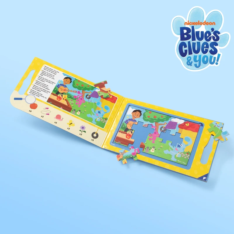 הרמזים של בלו - ספר 2 פאזלים מגנטיים 15 חלקים - Melissa & Doug