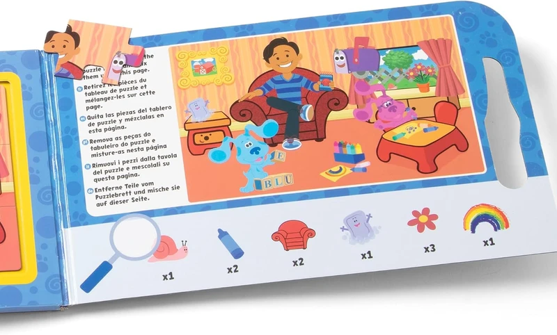 הרמזים של בלו - ספר 2 פאזלים מגנטיים 15 חלקים - Melissa & Doug