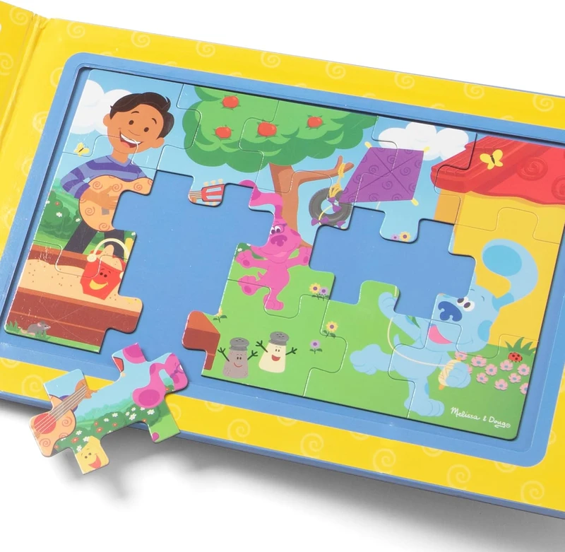 הרמזים של בלו - ספר 2 פאזלים מגנטיים 15 חלקים - Melissa & Doug
