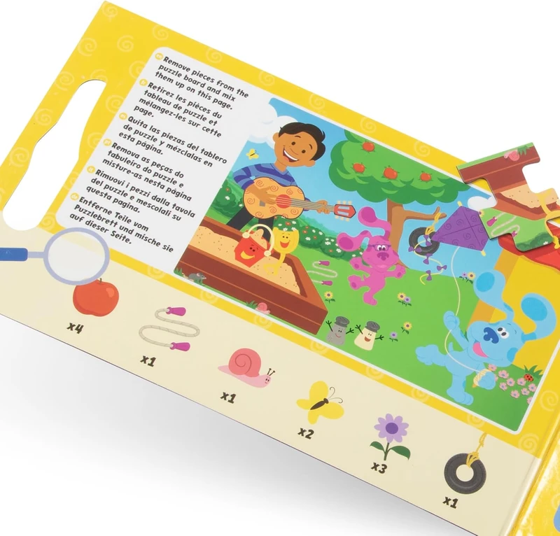 הרמזים של בלו - ספר 2 פאזלים מגנטיים 15 חלקים - Melissa & Doug