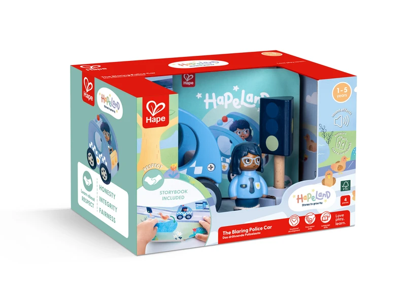 ניידת משטרה עם סירנה - Hape