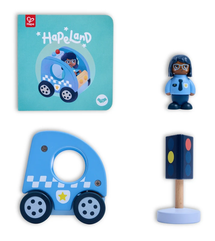 ניידת משטרה עם סירנה - Hape