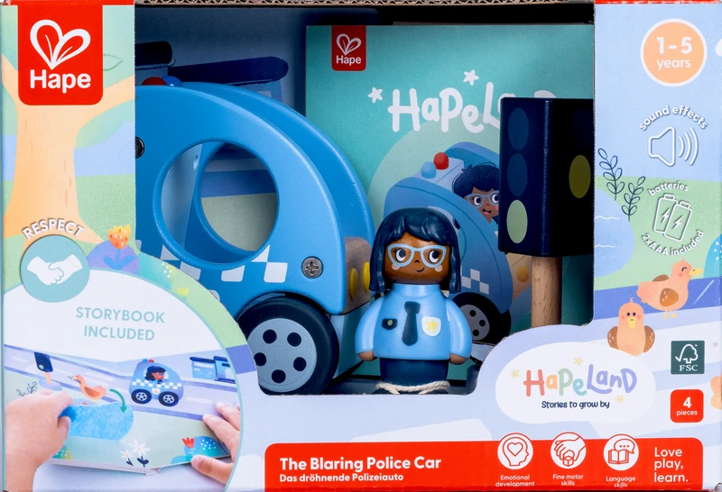 ניידת משטרה עם סירנה - Hape