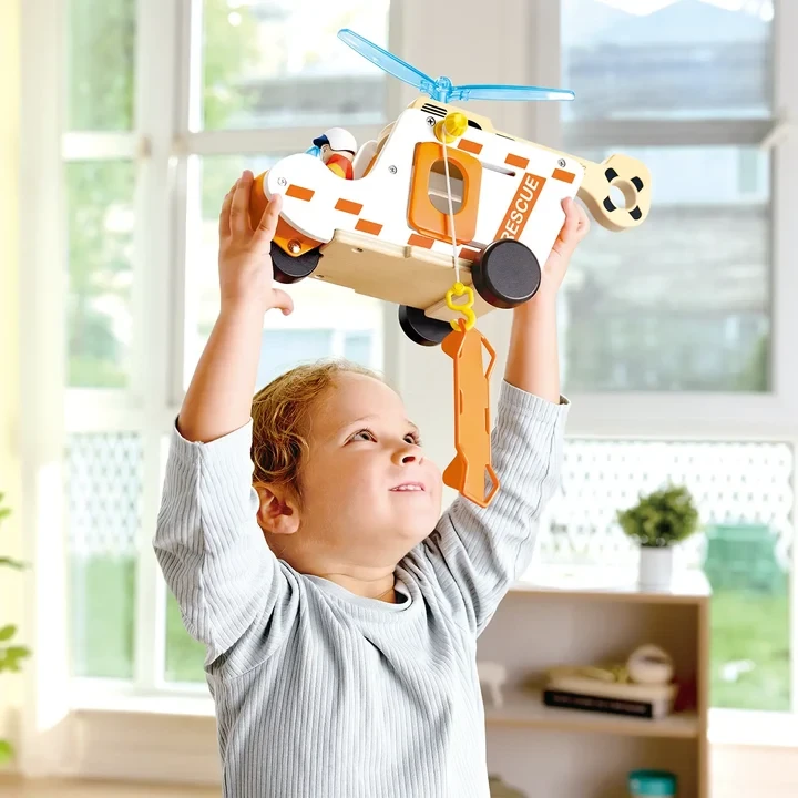 סט הליקופטר חילוץ - Hape