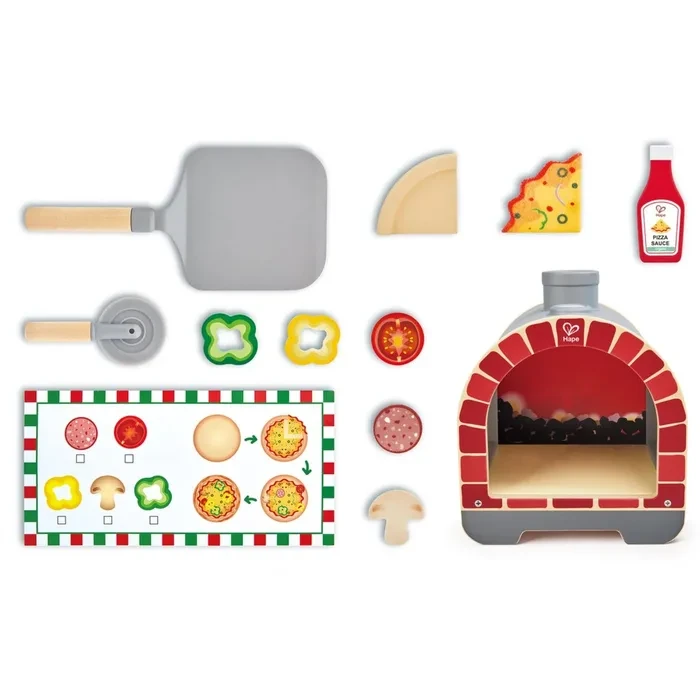 סט תנור פיצה עם אור וצלילים - Hape