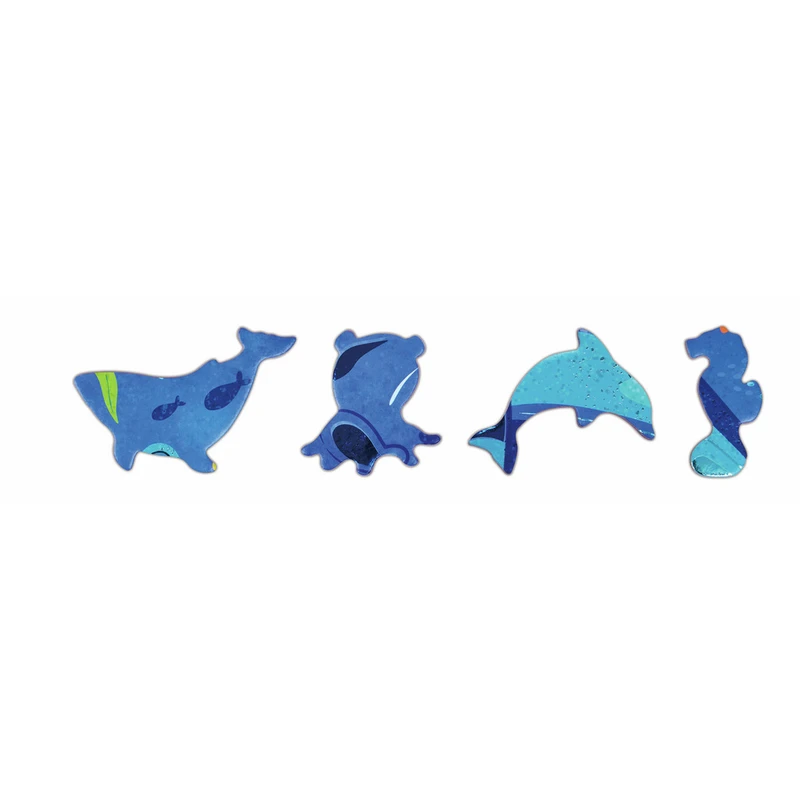 פאזל רצפה נוצץ - לוויתן סנפיר גדול - Hape