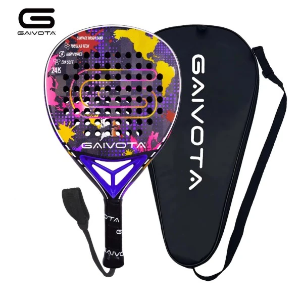 מחבט פאדל מקצועי 24K קרבון - GAIVOTA OFFICIAL PADEL 2026