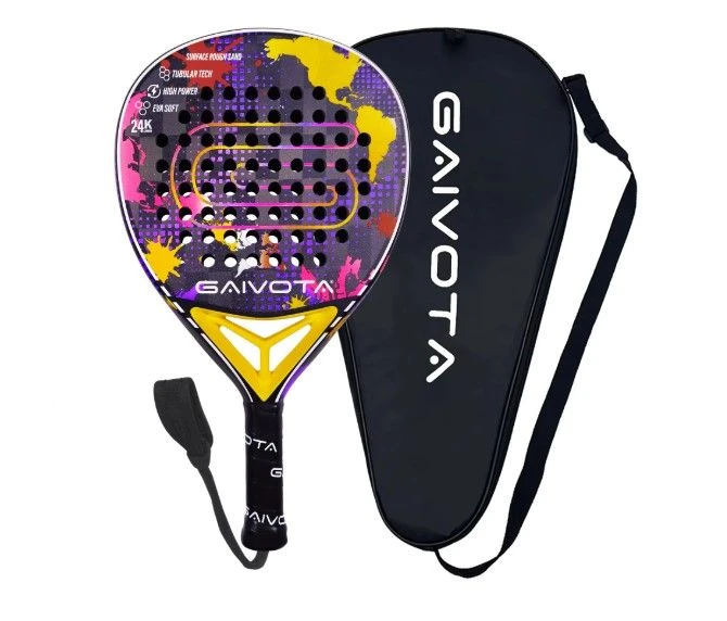 מחבט פאדל מקצועי 24K קרבון - GAIVOTA OFFICIAL PADEL 2026