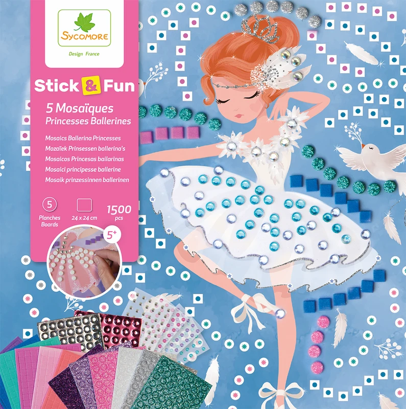 יצירה ביהלומים - בלרינות - Sticks & Fun