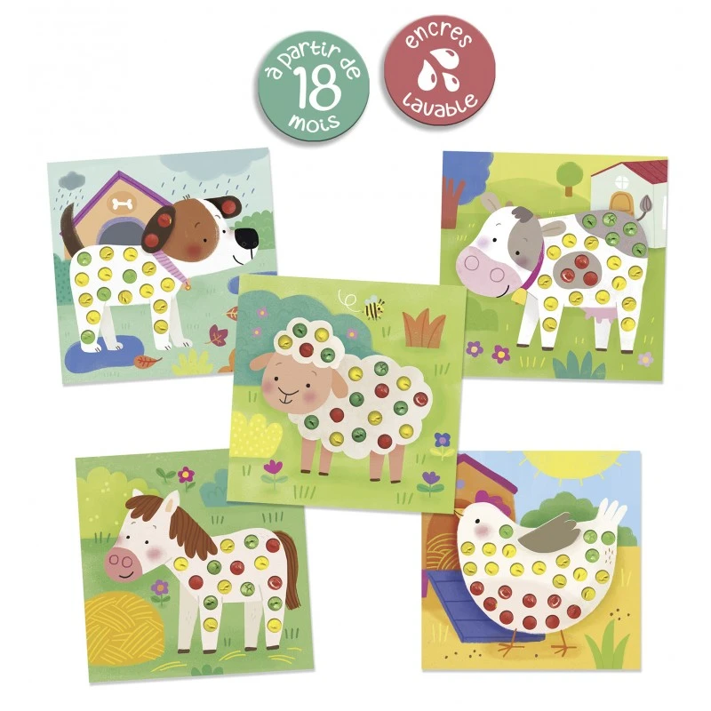 צבעי האצבעות הראשונים שלי - חווה - Crealign