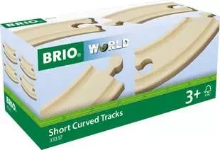 קטעי מסילה מעוקלים 90 מ״מ - BRIO