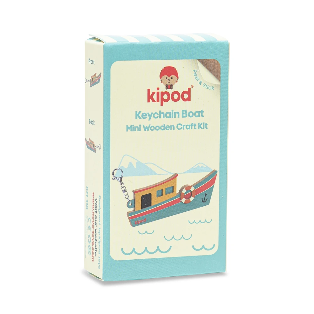 יצירת מחזיק מפתחות - סירה - Kipod
