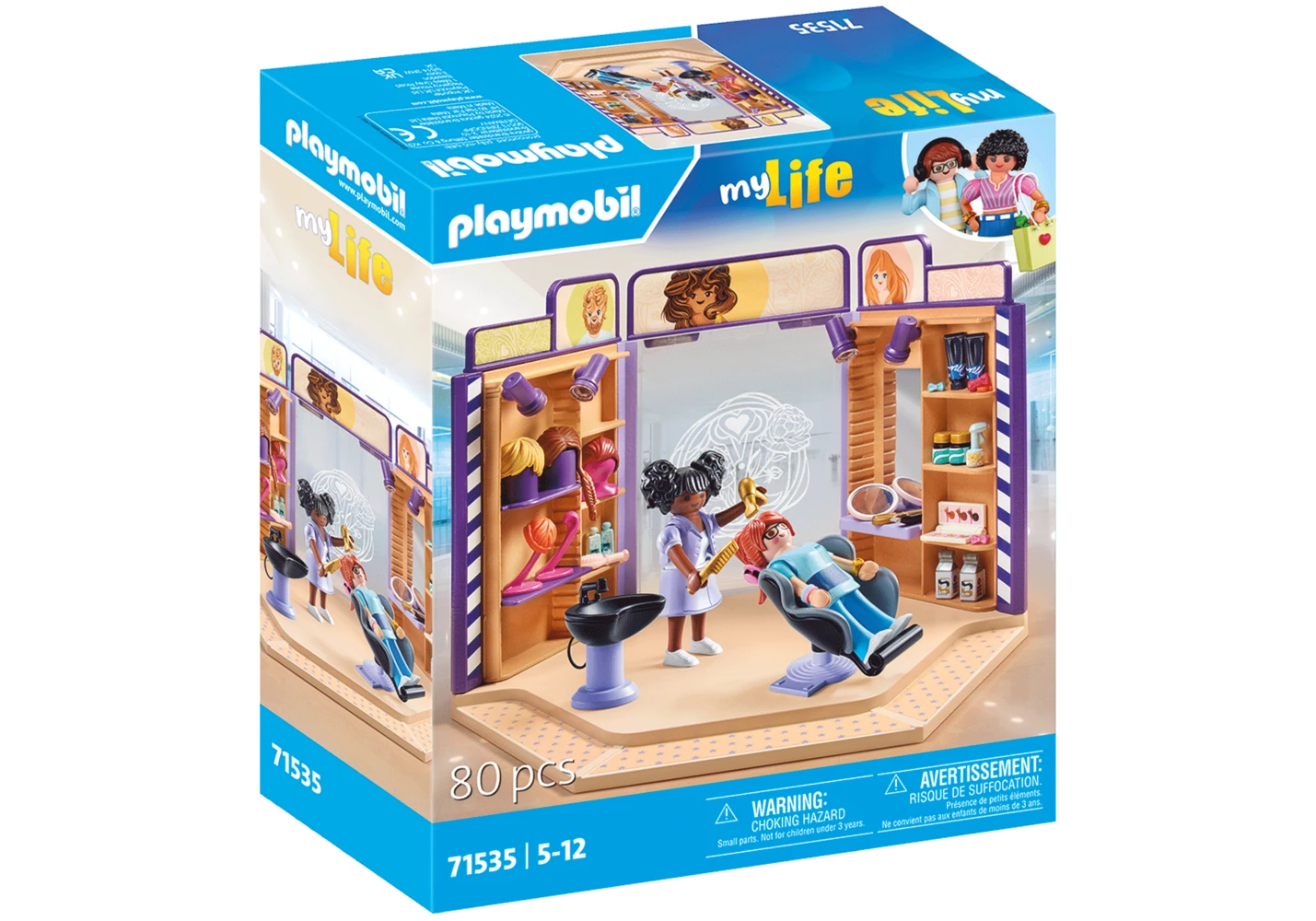 פליימוביל מספרה עם תסרוקות מתחלפות 71535 - Playmobil