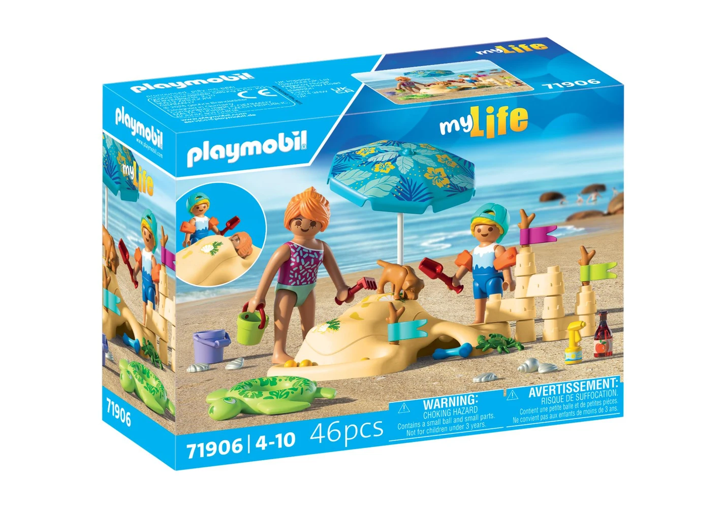 פליימוביל בילוי משפחתי בחוף הים 71906 - Playmobil