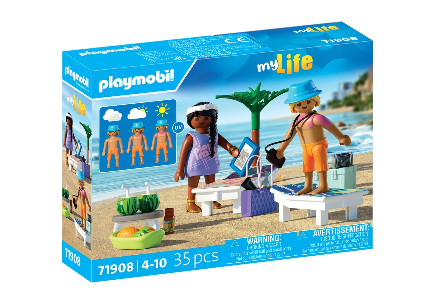 פליימוביל בילוי זוגי בחוף הים 71908 - Playmobil