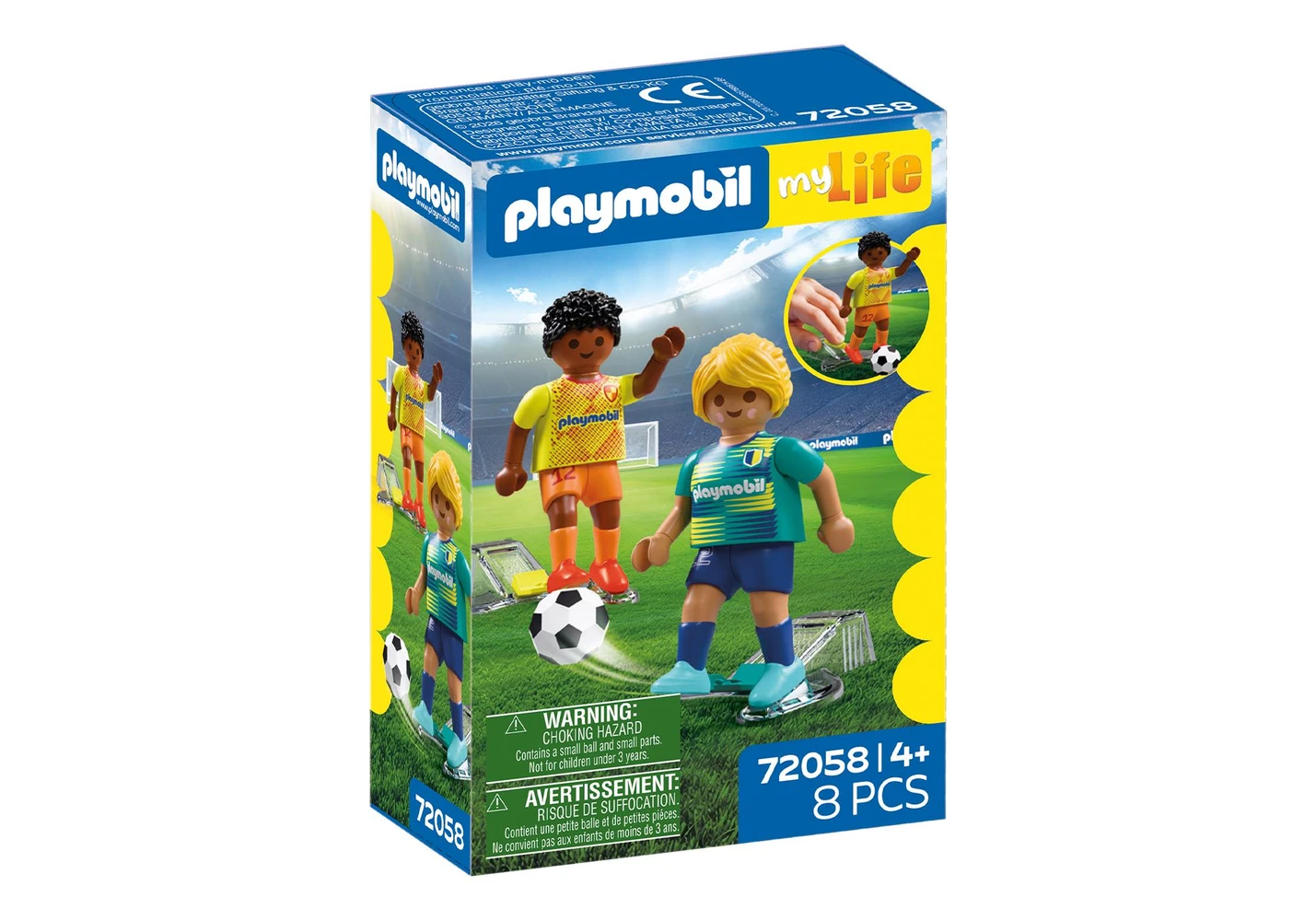 פליימוביל שני שחקני כדורגל 72058 - Playmobil