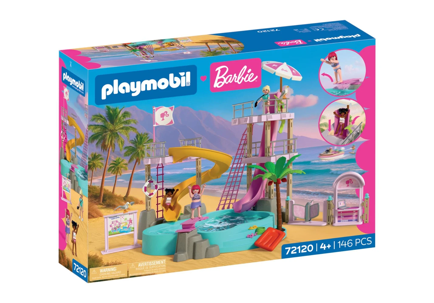 פליימוביל ברבי פארק מים 72120 - Playmobil