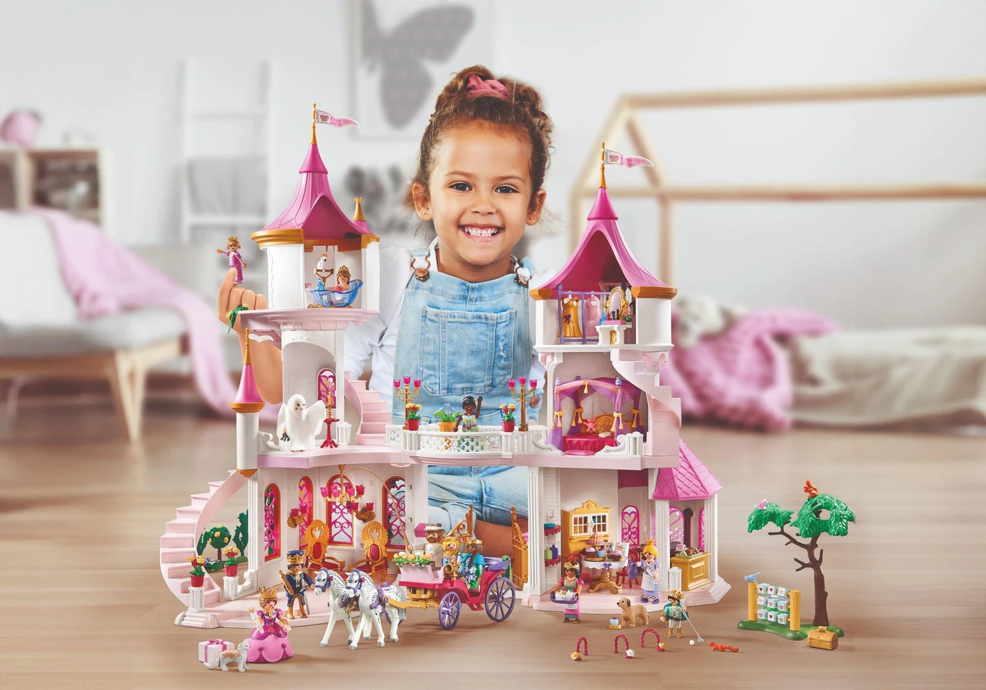 פליימוביל טירת נסיכות עם זוג מלכותי 71845 - Playmobil