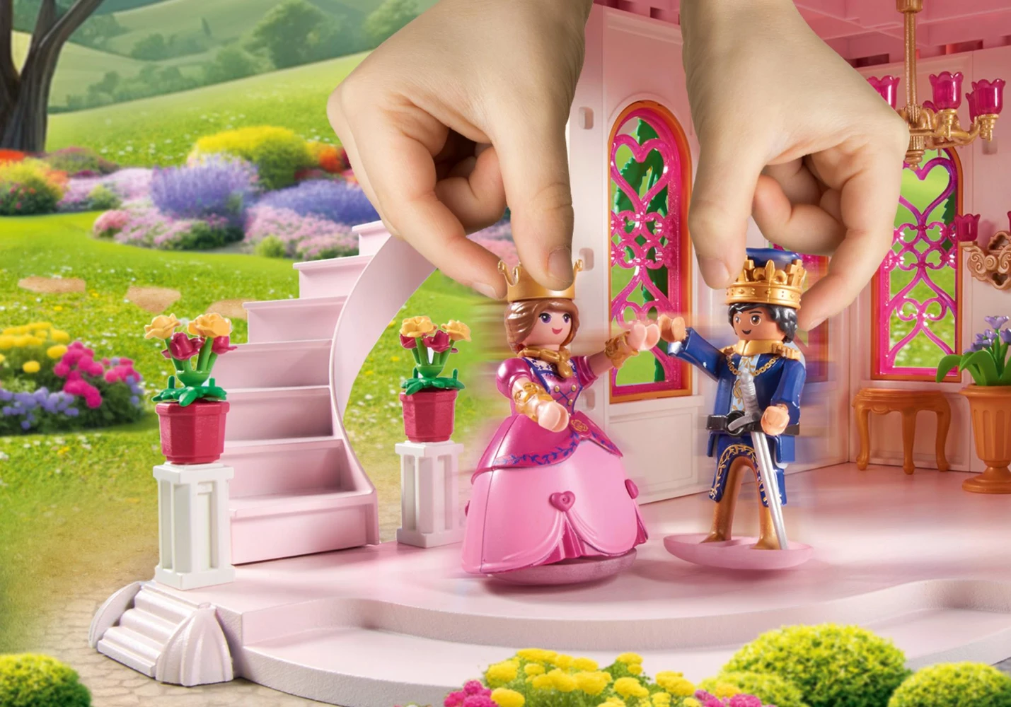 פליימוביל טירת נסיכות עם זוג מלכותי 71845 - Playmobil