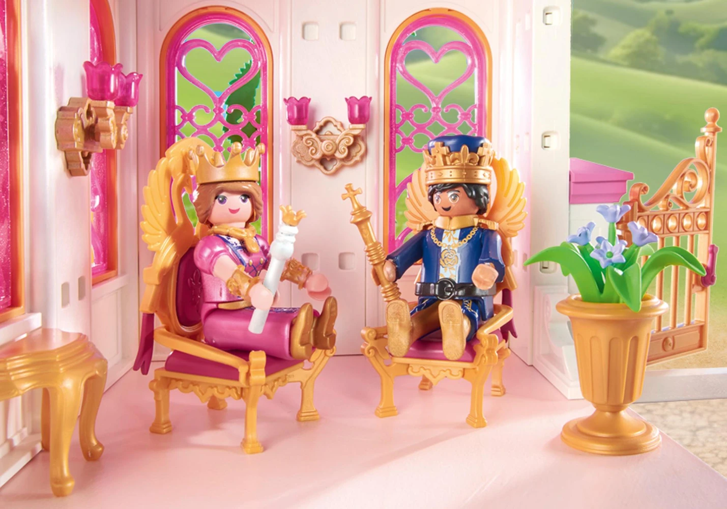 פליימוביל טירת נסיכות עם זוג מלכותי 71845 - Playmobil