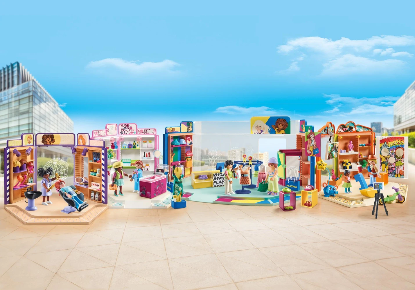 פליימוביל מספרה עם תסרוקות מתחלפות 71535 - Playmobil