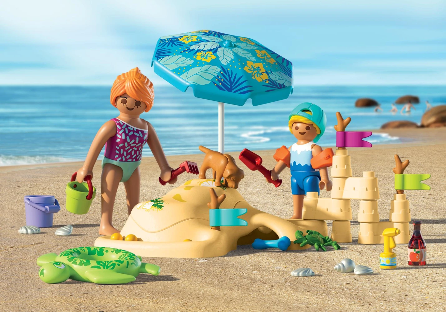 פליימוביל בילוי משפחתי בחוף הים 71906 - Playmobil