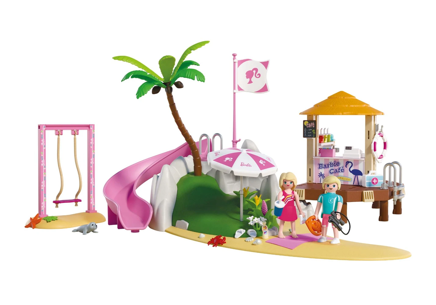פליימוביל ברבי בית קפה בחוף 72121 - Playmobil