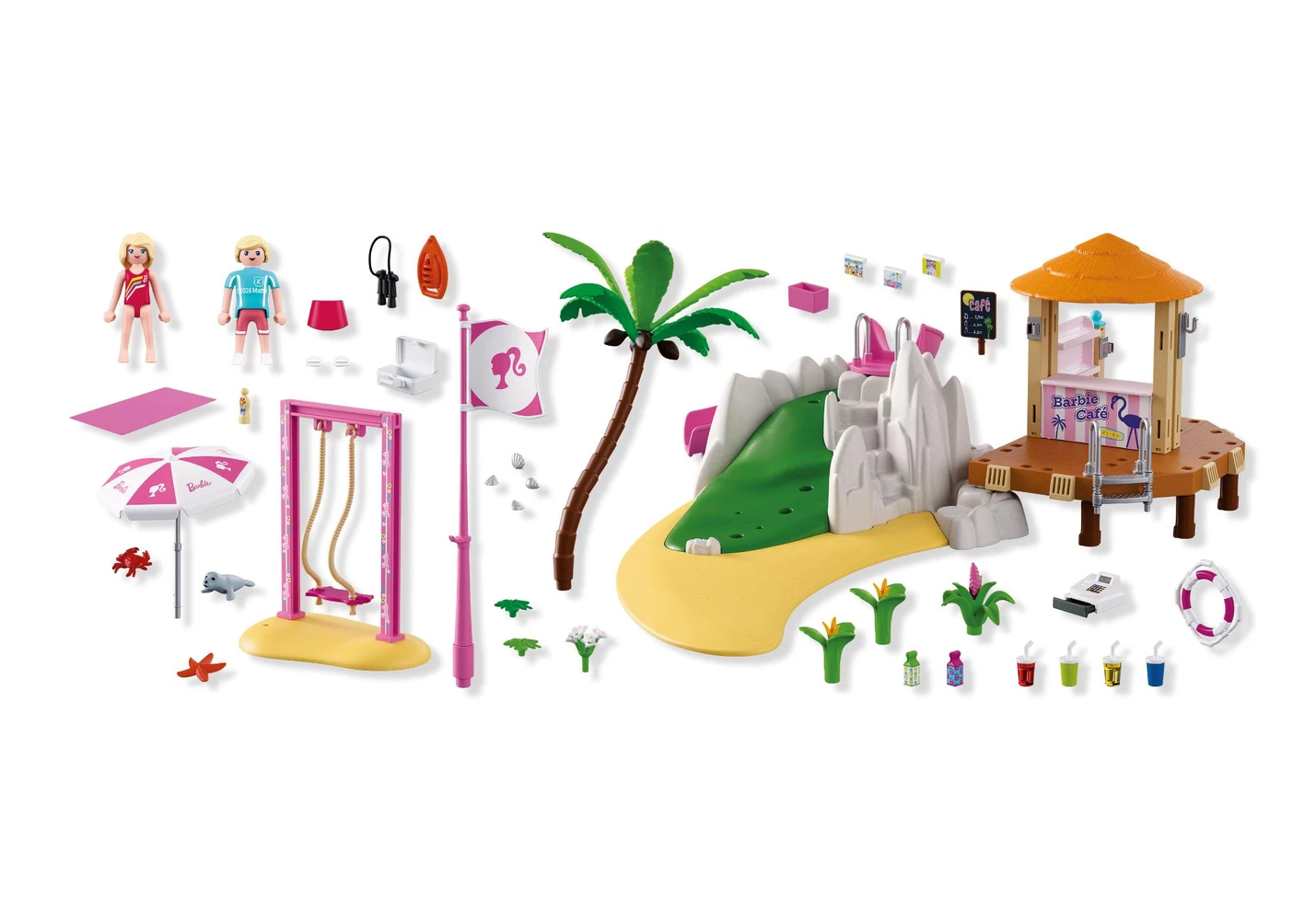 פליימוביל ברבי בית קפה בחוף 72121 - Playmobil
