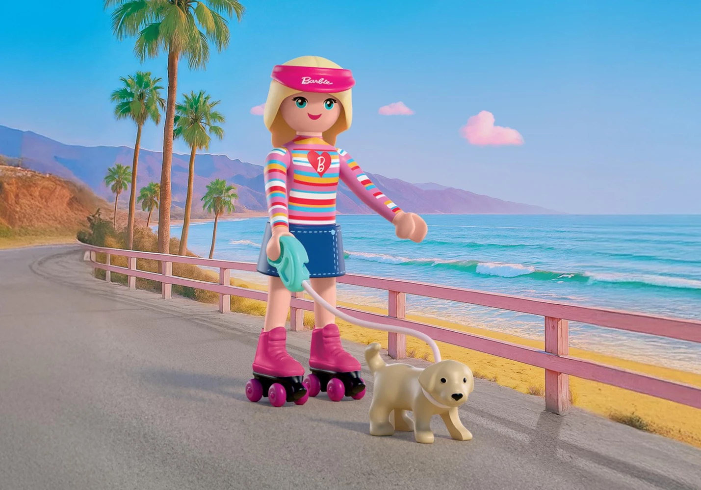 פליימוביל ברבי מאליבו עם כלבלב 72126 - Playmobil