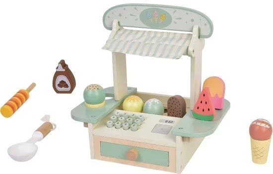 דוכן הגלידות שלי מעץ - Pit Toys