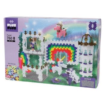 Plus Plus - Rainbow Castle פלוס פלוס ארמון צבעי קשת 760 חלקים