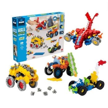פלוס פלוס לומדים לבנות כלי רכב 800 חלקים - Plus Plus