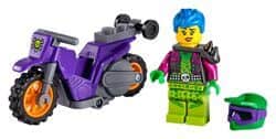לגו סיטי אופנוע פעלולי גלגלים 60296 - Lego