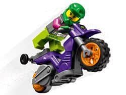לגו סיטי אופנוע פעלולי גלגלים 60296 - Lego